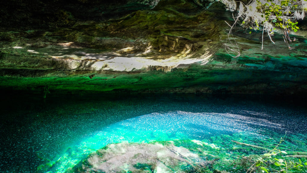 ben's cave and blue hole lucayan national park grand bahama